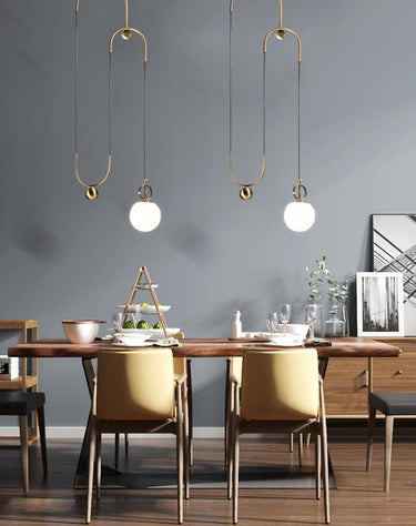 glass chandelier